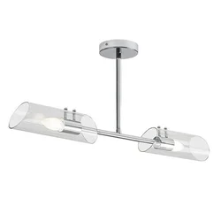 Rabalux Plafonjera Teodoro, E14 2x12W, Hrom