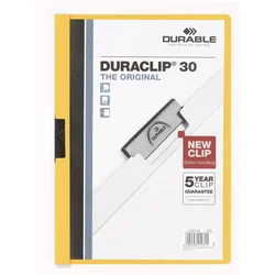DURABLE mapa DURACLIP A4 30 (2200) 25 kosov Rumena