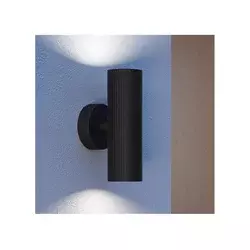 Eglo 902038 - Spoljašnja zidna svetiljka TOMELLOSO 2xGU10/28W/230V IP44 crna