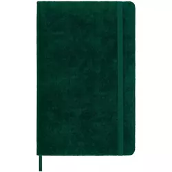 Moleskine Limited Edition Velvet Notebook, Hard Cover, Large , Ruled/Lined, Bottle Green