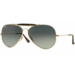 Ray Ban Unisex sunčane naočare RB3029 181/71 62 Outdoorsman II, Smeđe