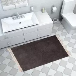 Lessentiel Maison Prostirka za kupatilo 75x120cm Antracit