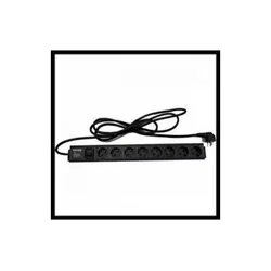 220V razvodni PDU panel 19/1U sa 8 utičnih mesta,prekidač,prenaponska zaštita,kabl 1.8m PDU-8SP-1U