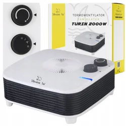 TURIN 2000W namizni ventilatorski grelec