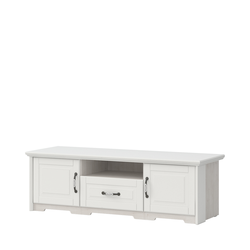 JELA TV STO EG-TV - kolekcija Evergreen - Polarni bor/Slonova kost MAT LAK - 159x51x55 cm
