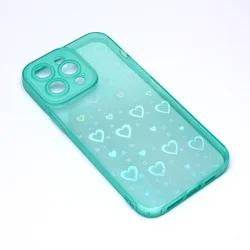 Maska za telefon Heart Color IMD za iPhone 14 Pro Max 6.7 menta