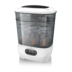 Baby Brezza Sterilizator i sušač za flašice Advanced, Beli