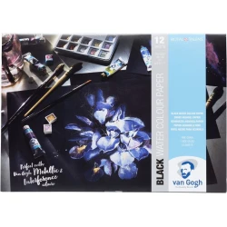 Van Gogh Black Water Colour Paper Pad A4 360g