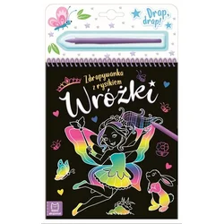 Derform Scratch-off tabla s pisalom Fairies Scratch-off tabla