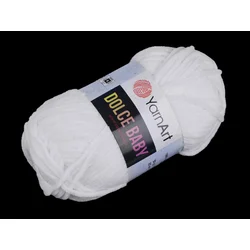 Pletena preja Dolce Baby 50 g - (741) bela