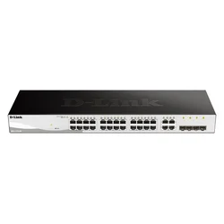 D-Link DGS-1210-28, Gigabit Smart stikalo, 24x 1GbE + 4x SFP