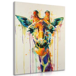 Slika žirafa v imitaciji umetniške slike - 20x30