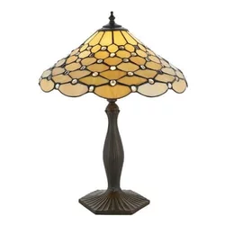Endon 64301 - Stona lampa Tiffany PEARL 1xE27/60W/230V prečnik 37 cm