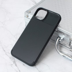 Torbica Defender Carbon za iPhone 15 Plus 6.7 crna