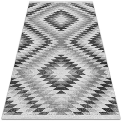 Decormat PVC podloga Sivi geometrijski vzorec 140x210 cm