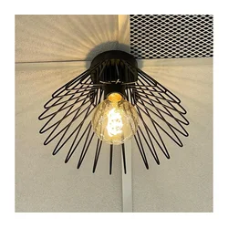 ONLI - Plafonsko svetlo DUCCIO 1xE27/22W/230V, prečnik 30 cm, crno