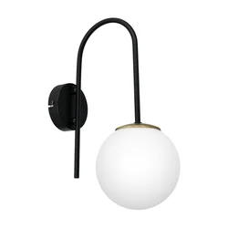 Zidna lampa CAMBRIDGE 1xE14/60W/230V crna/mesing