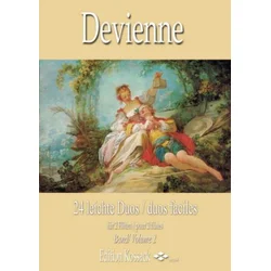 DEVIENNE:24 LEICHTE DUETTE FUR 2 FLOTEN VOL.2