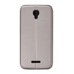 Maska na preklop Teracell Flip Premium za Alcatel Pixi 4 (5)/5010 srebrni.