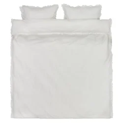Set posteljine ELMA isprani pamuk 200x220 bela