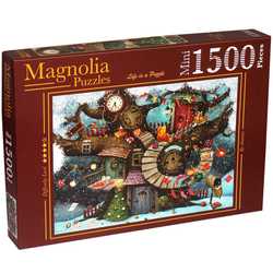 Magnolia - Puzzle Božič v gozdu - 1 500 kosov