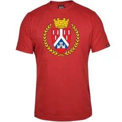 011Shop Muška majica kratkih rukava Novi Beograd - Grb, Bordo