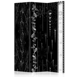 artgeist Paravan Black Elegance, 3-Delni, Dvostranski