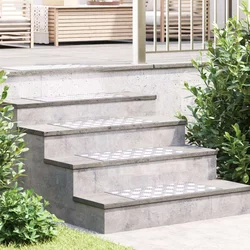 Stepenica Pravokutni 4 pcs Srebrno 60 x 30 cm Aluminij