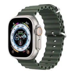 OCEAN BAND Narukvica za Apple Watch Ultra 49/45/44/42mm zelena