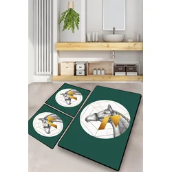 Lessentiel Maison Set 3 prostirke za kupatilo Šareni