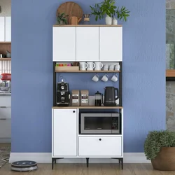 Hanah Home Višenamenska komoda JE159-3253, 90 x38 x184.2 cm, Bela