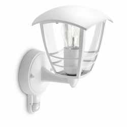 Philips 15388/31/16 - Spoljna zidna svetiljka sa senzorom MYGARDEN CREEK 1xE27/60W IP44