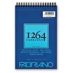 Blok Mixed Media spirala gore A5 15L 300g(textured) Fabriano