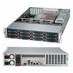Supermicro 2U 12-Bay LFF Server Chassis with Red PSU