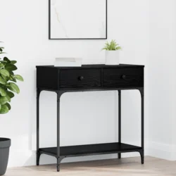 Konzolna stolica Crni hrast 75 x 34,5 x 75 cm Konstruirano drvo