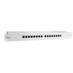 Equip patch panel 16 port CAT.6 19"