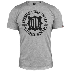 011Shop Muška majica kratkih rukava 011 Original Streetwear, Svetlosiva