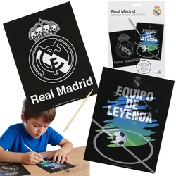 sarcia.eu Real Madrid Scratch Art komplet, umetniški komplet, za oboževalce