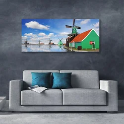 tulup.si Slika na platnu Hiša arhitekture 125x50 cm