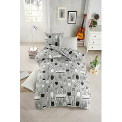 Lessentiel Maison Komplet posteljina Cactus Fitted, 200x220 cm, Šarena