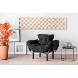 ATELIER DEL SOFA Fotelja Nitta Single Black