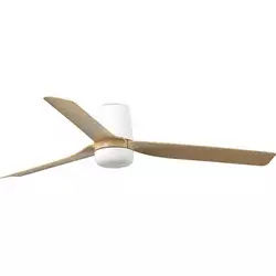 FARO 33829WT-1TW-LED prigušiva ventilator PUNT TUB M 18W/230V braon/bela, prečnik 132 cm WT + DO