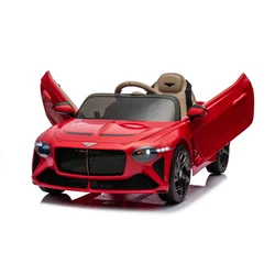 Premium Stil Automobil na akmulator za decu Bentley Bacalar, 12V, Crveni