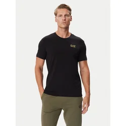 EA7 Emporio Armani Majica 8NPT27 PJVQZ MC004 Črna Regular Fit