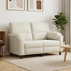 Vidaxl Kavč Krem 154 x 85 x 93 cm Žamet