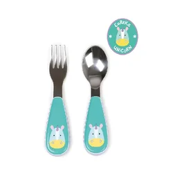Skip Hop Pribor za jelo za bebe Jednorog SKH 252365, Plavi