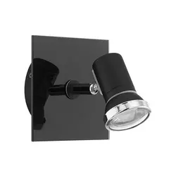 Eglo Tamara 1 spot/1, led, gu10, 3,3w, 240lm, ip44, hrom/crna