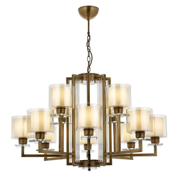 Opviq Luster Av-4285-12E, 100 cm, Braon-bež