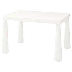 MAMMUT Sto za decu, unutra/spolja bela, 77x55 cm