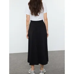 Trendyol Modest Ženska suknja Tedaw25Ee00007, Crna